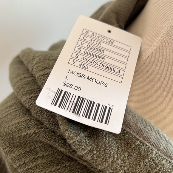 Anthropologie Saturday Sunday Zip-up Hoodie in Moss - Picture 3 of 8